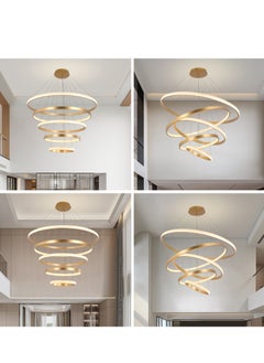 Villa Entrance Foyer Luxury Big 5 Ring Chandelier Light,Grand Dia 120cm Gold Modern High Ceiling Chandelier Living Room,Adjustable Color Temperature Acrylic Chandelier Lamp - pzsku/Z6ED875AA5AC0F76EE4A8Z/45/_/1704719503/7dcd993b-9d17-4cef-9c0c-536bef06c646