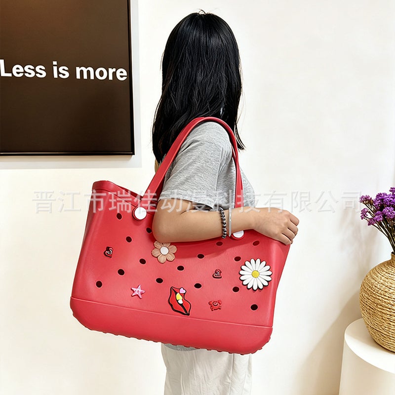 EVA Beach Tote Bag - Image 1