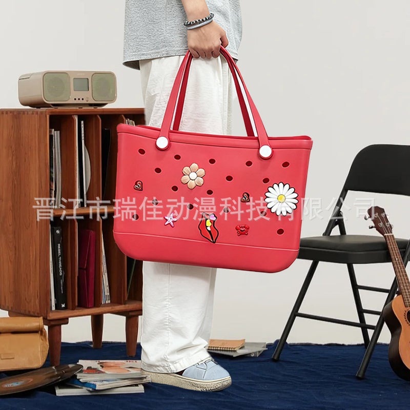 EVA Beach Tote Bag - Image 3