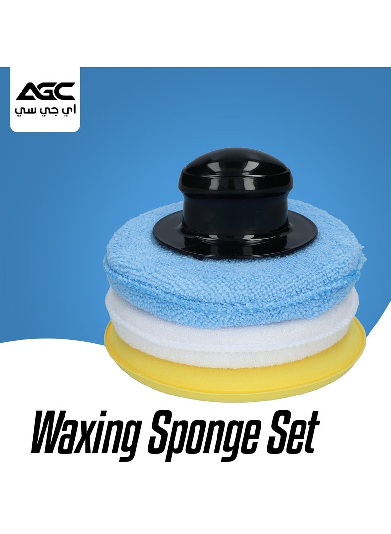 Agc Sponge Set For Wax  Polish And Wiping Vehicle Wax Applicators - Image 1