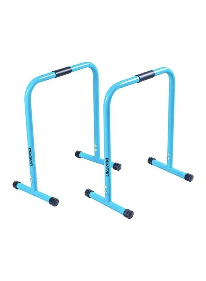 ليف برو زوج من حواجز  مناسب للتدريب والتمرين، اسود وازرق، مقاس واحد - Image 1