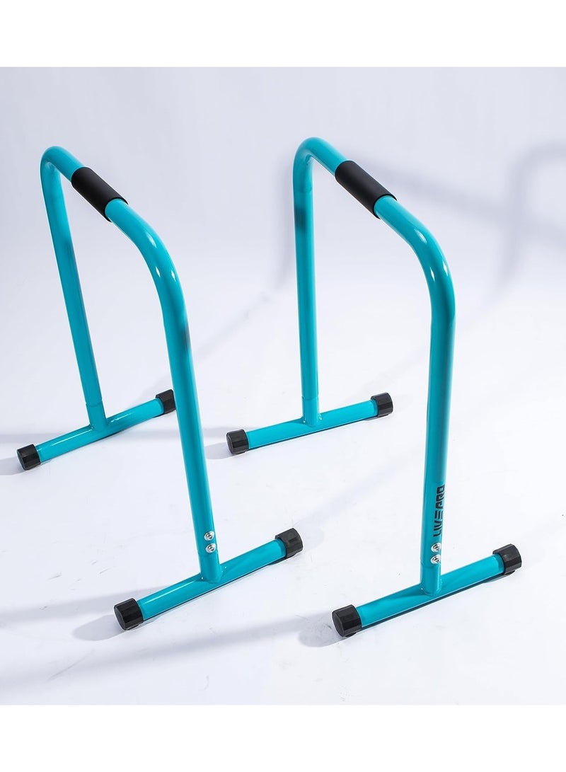 ليف برو زوج من حواجز  مناسب للتدريب والتمرين، اسود وازرق، مقاس واحد - Image 2