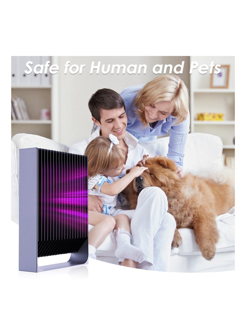 SYOSI Electric Bug Zapper Indoor Mosquito Portable Killer Insect Fly Trap for Home Kitchen Bedroom Living Room Balcony UV Lamp Light - Image 2