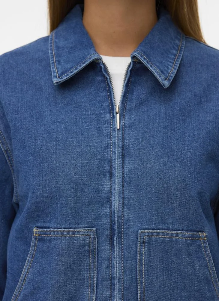 Vero Moda  VMAURA LS DENIM JACKET SI342 for Women | Best Price UAE