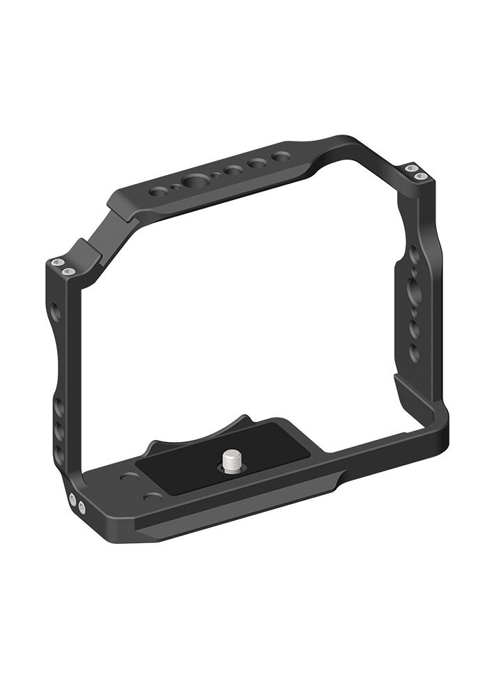 Generic Aluminum Alloy Camera Cage for Canon EOS R10 – Precision Fit with Accurate Cutouts, Ergonomic Design for Comfortable Grip, Rich Interfaces for Accessory Expansion, Vertical Shooting Stabilizer, and Video Photography Kit ﻿ ﻿  - Image 1
