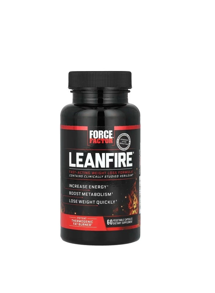 Force Factor, LeanFire®, 60 Vegetable Capsules