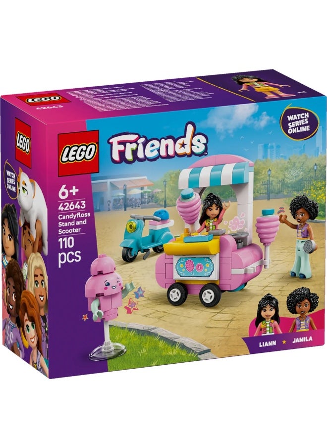 LEGO LEGO - Friends Cotton Candy Stand and Scooter 110 Pieces - 42643  - Image 1