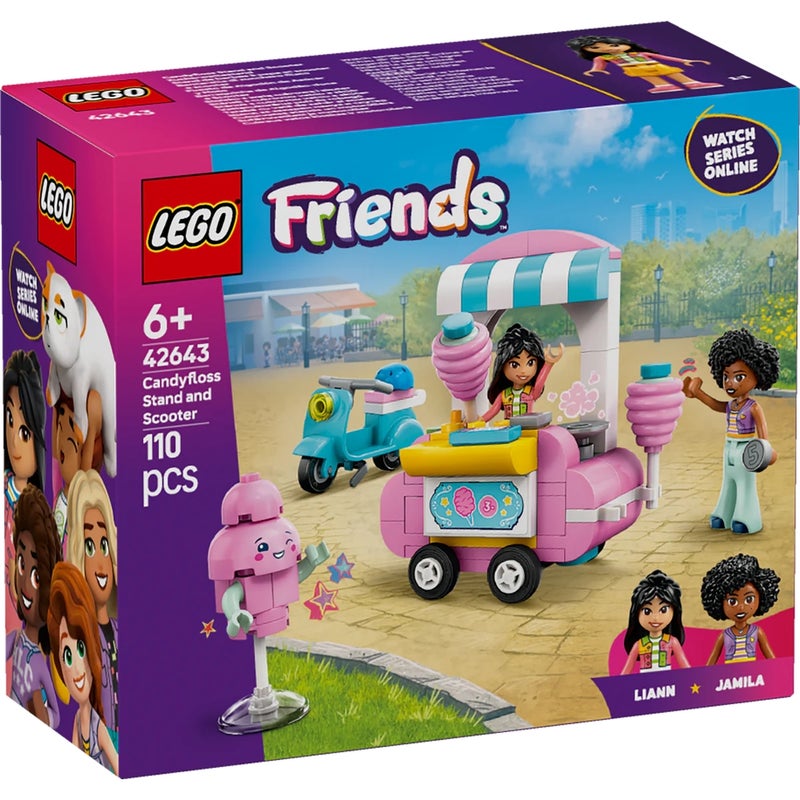 LEGO - Friends Cotton Candy Stand and Scooter 110 Pieces - 42643 - Image 1