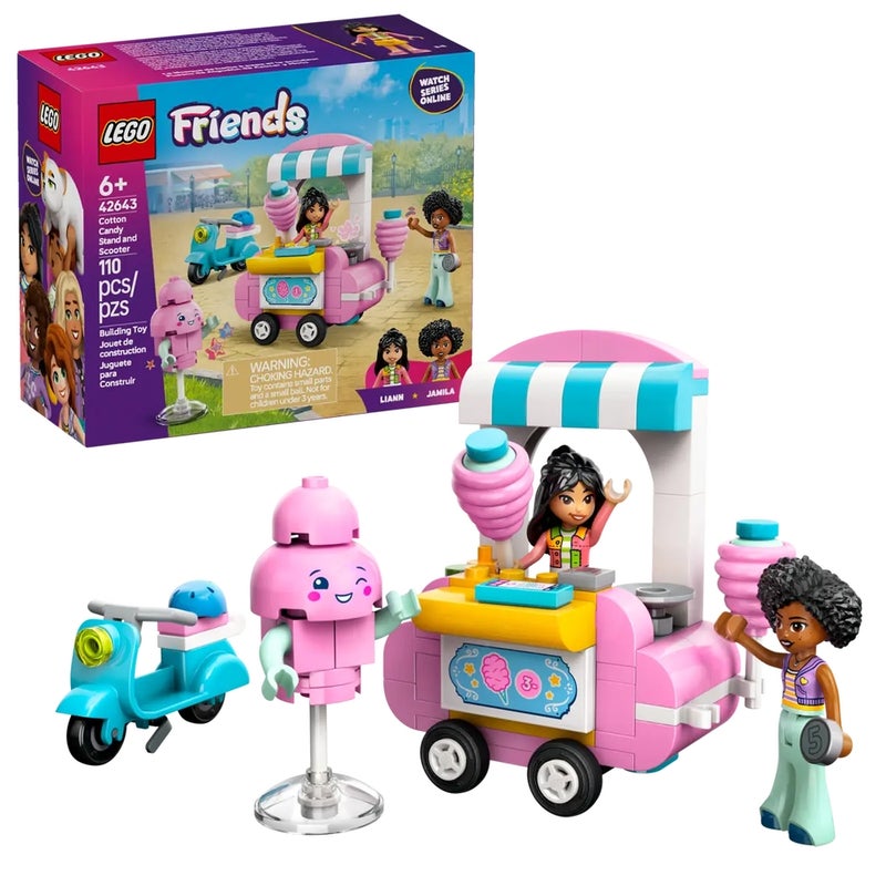 LEGO - Friends Cotton Candy Stand and Scooter 110 Pieces - 42643 - Image 2