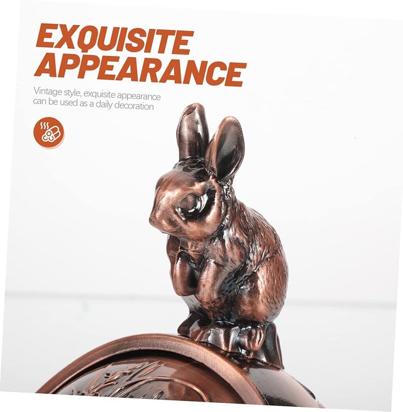 منفضة سجائر قديمة منحوتة على شكل أرنب خالية من الدخان محمولة للاستخدام الداخلي والخارجي - Image 5