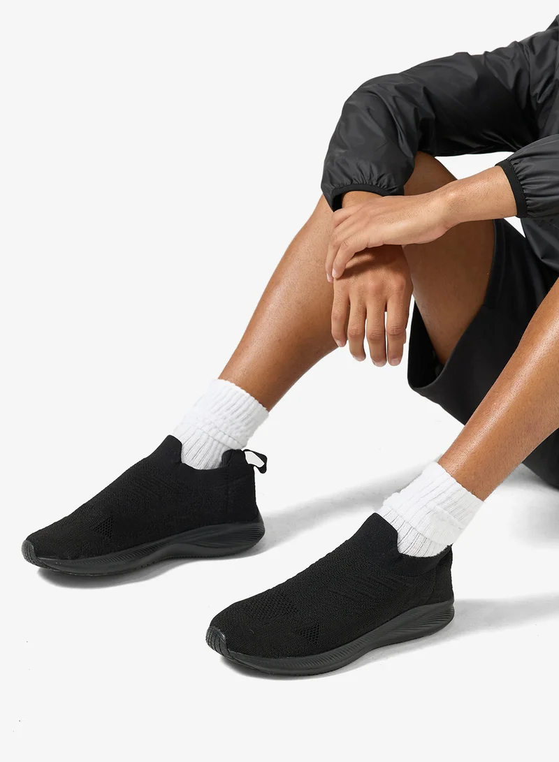 Casual Knitted Slip On Sneakers