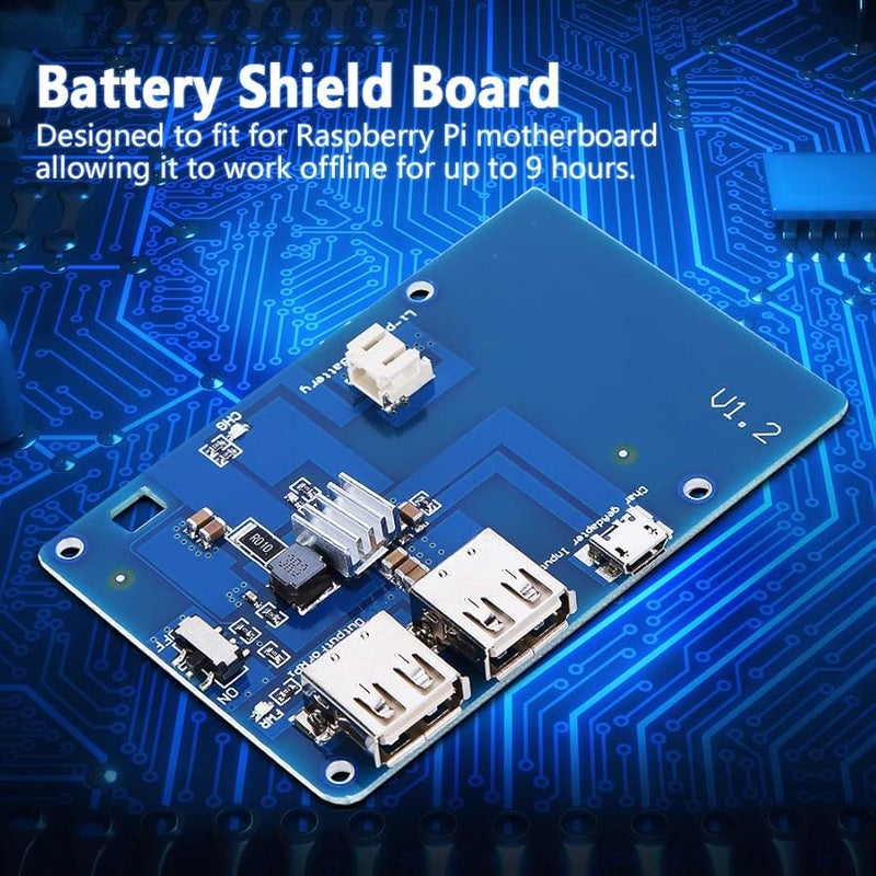 Lipo Battery Expansion UPS Power Board USB Output Development Tool with Screw Accessories - Image 2