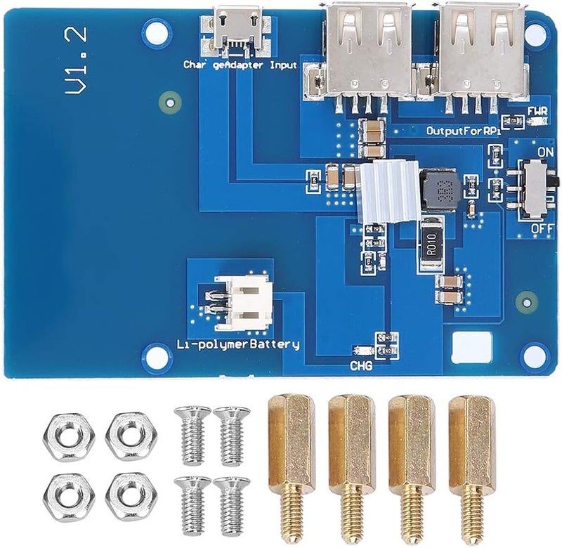 Lipo Battery Expansion UPS Power Board USB Output Development Tool with Screw Accessories - Image 1