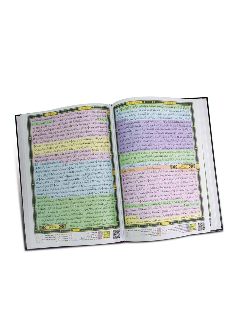 null - Qiyam Qur’an with thematic division of verses of the Holy Qur’an, 25/35 cm with Q barcode (bar code) - Image 1