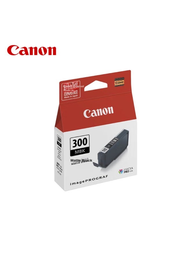 كانون Canon Pfi-300 Mbk Matte Black Ink Cartridge (for Pr0-300) - Image 2