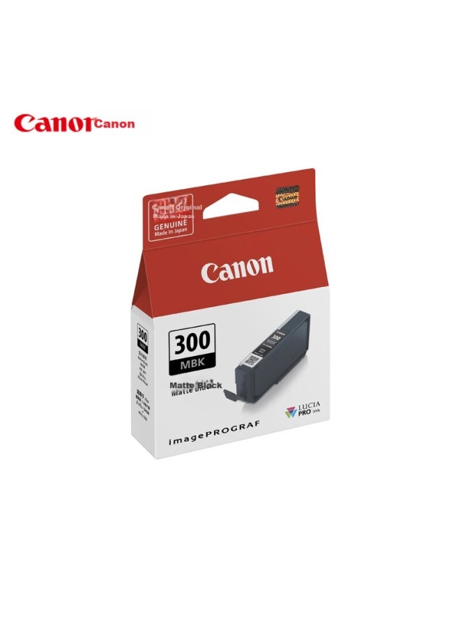 كانون Canon Pfi-300 Mbk Matte Black Ink Cartridge (for Pr0-300) - Image 1