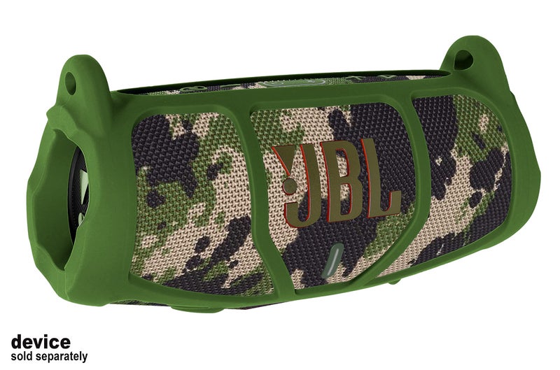 GETGEAR Silicone Cover Sleeve for JBL Charge 5 - Portable Bluetooth Speaker, Featured Design with More Protection, Best Matching in Shape and Color (Army Green) - Image 2