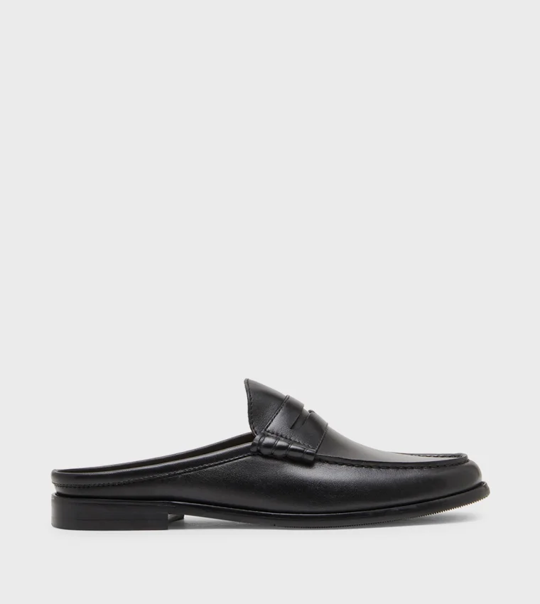 Steve Madden  Abbott Glossy Loafer Mules for Men | Best Price UAE