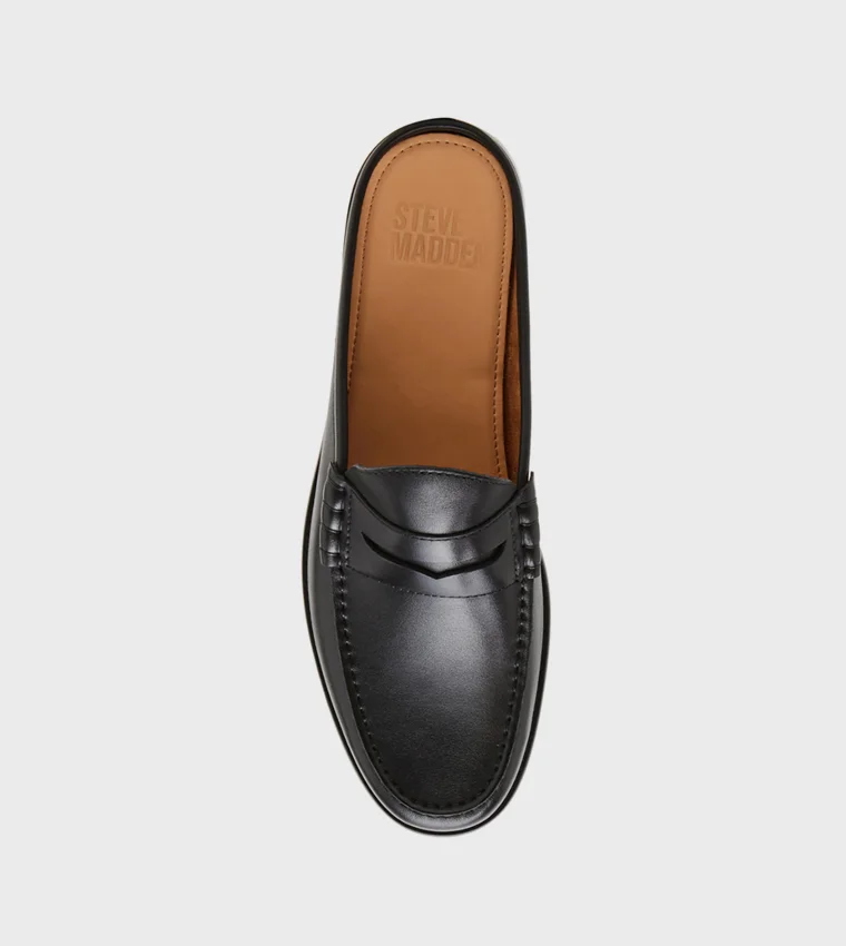 Steve Madden  Abbott Glossy Loafer Mules for Men | Best Price UAE