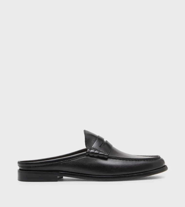 Steve Madden Abbott Glossy Loafer Mules