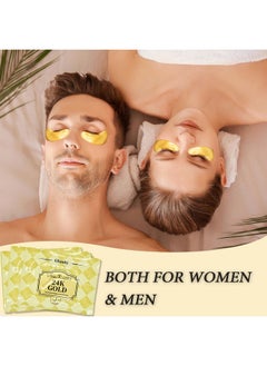 FirstFly 30 Pairs 24K Gold Eye Masks, Collagen Eye Patches for Puffy Eyes and Dark Circles Treatments, Reduce Undereye Bags,Wrinkles, Gel Eye Skin Care Pads, Beauty Gifts for Women  - Image 4