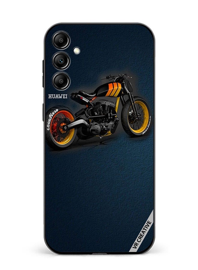 VR CREATIVE Protective Case Cover For Samsung Galaxy M14 Bike Design Multicolour - Image 1