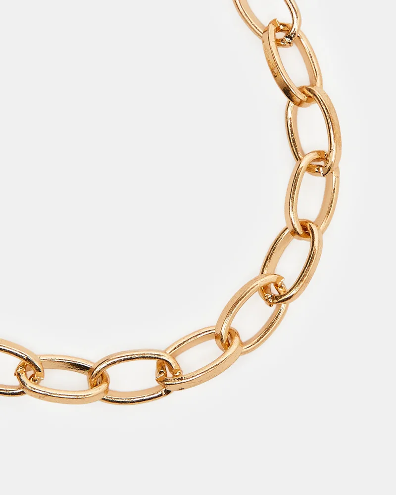 Redtag Women Gold Embellished Bracelet Set (Pack of 2)