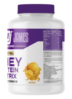 DENNIS JAMES Signature Series Whey Protein Matrix 5lbs - Advanced Muscle Building Formula (Mango)  - Image 3