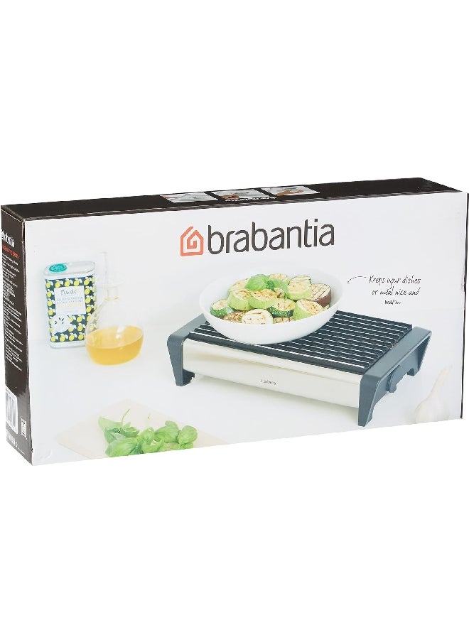 brabantia 2-Burner Removable Top Grill Steel Food Warmer Black and Grey 8 x 35.7 x 18.8 cm 477140  - Image 4