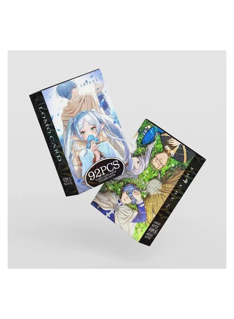 NIBEMINENT 92 Pcs Cartoon Frieren: Beyond Journey's End Lomo Cards Card For Fans Collection Gifts - Image 3