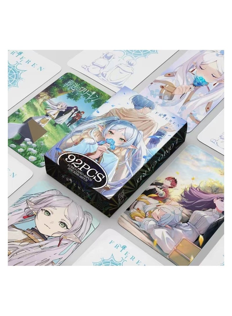 NIBEMINENT 92 Pcs Cartoon Frieren: Beyond Journey's End Lomo Cards Card For Fans Collection Gifts - Image 1