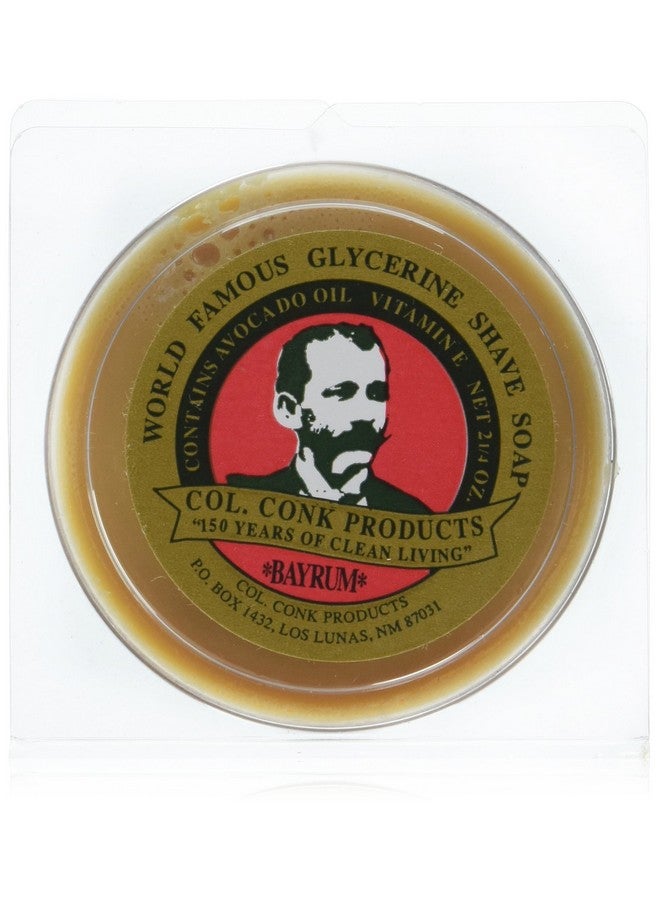 Colonel Conk Bay Rum Shaving Soap 2.25 Ounce (Pack Of 3)