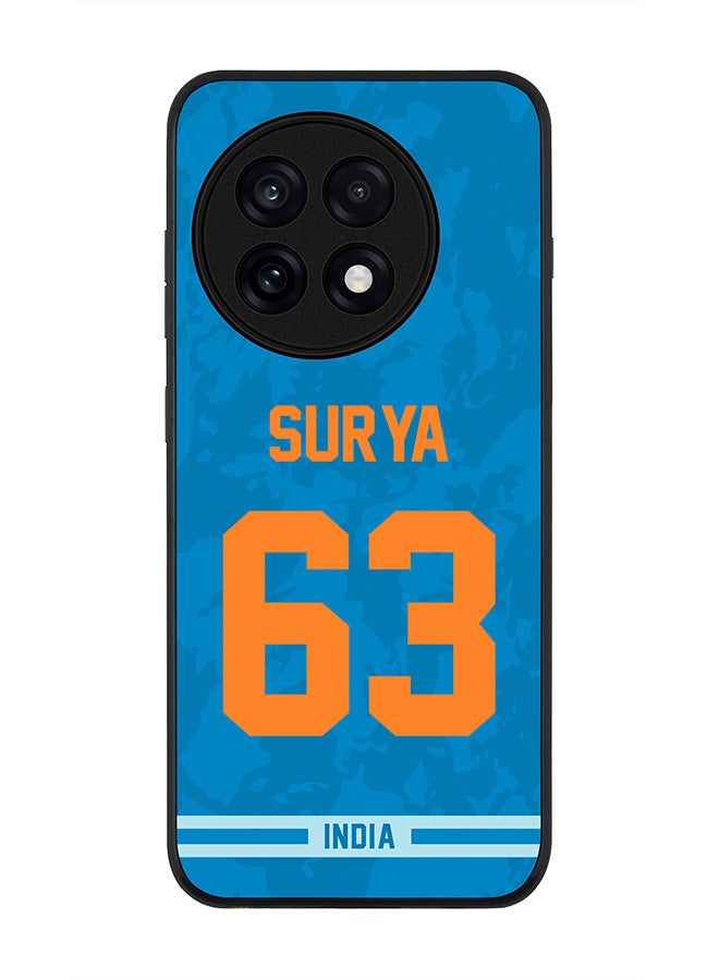 Stylizedd For OnePlus 13R / Ace 5 Pro Case,Slim fit Camera Protection, Shockproof Thin Phone cover  - India Suryakumar Yadav, Jersey No 63