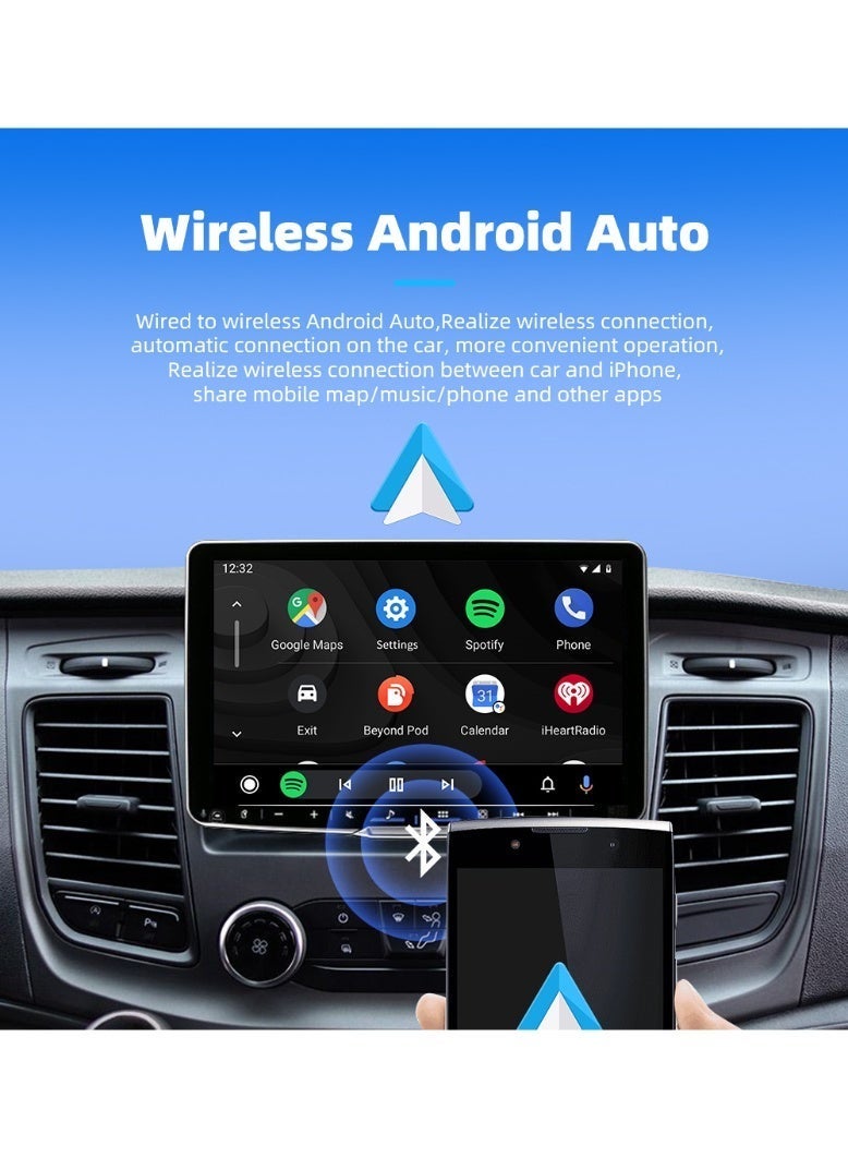 Sisily Wireless CarPlay & Android Auto Adapter, Plug & Play USB Dongle, Converts Wired Car System to Wireless, Bluetooth 5.0, OTA Update, 2.4G/5G WiFi, Low-Latency Connection - Image 5