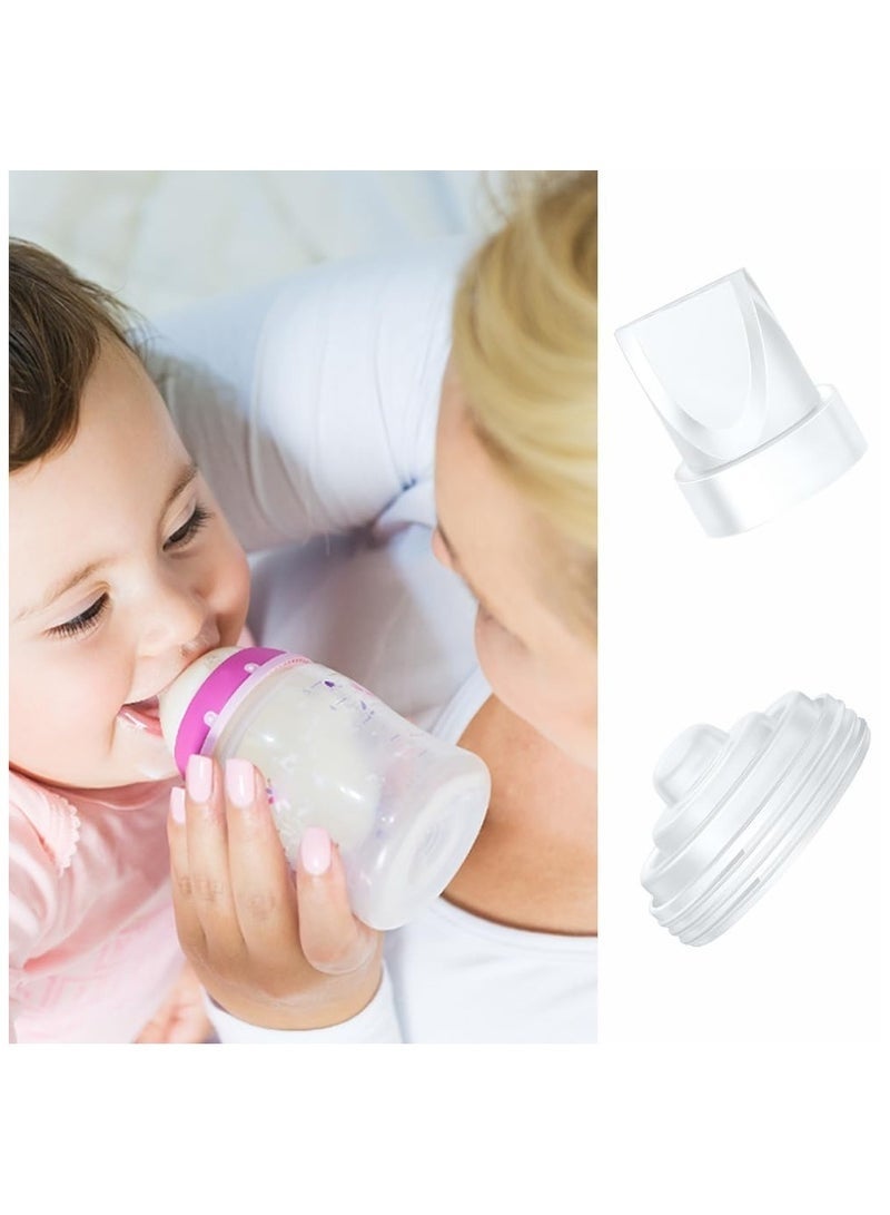 Baby Little Luxuries 4 Pack Duckbill Valves & 2 PCS Diaphragm Compatible with Momcozy M5 Wearable Breast Pump, Replacement Pump Parts Accessories Compatible for M5 Momcozy - Image 5