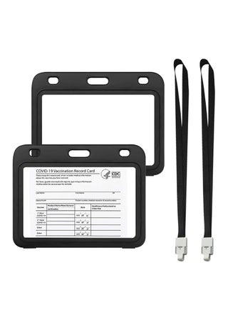Vaccine Card Protector, CDC Vaccination Card Protector, Immunization Record Vaccine Cards Holder with Lanyard, Horizontal Style PP Plastic ID Badge Card Holder - pzsku/Z6ED9EBA5498930BAFDA8Z/45/_/1717035070/44e70c32-6b18-4adf-8596-c687ed5a37ef