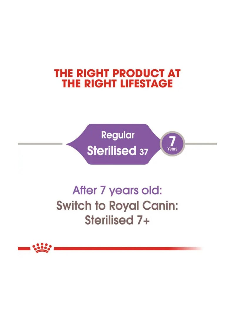 ROYAL CANIN Sterilised 37 Adult Dry Cat Food For Neutered Cats 1–7 Years - Image 5