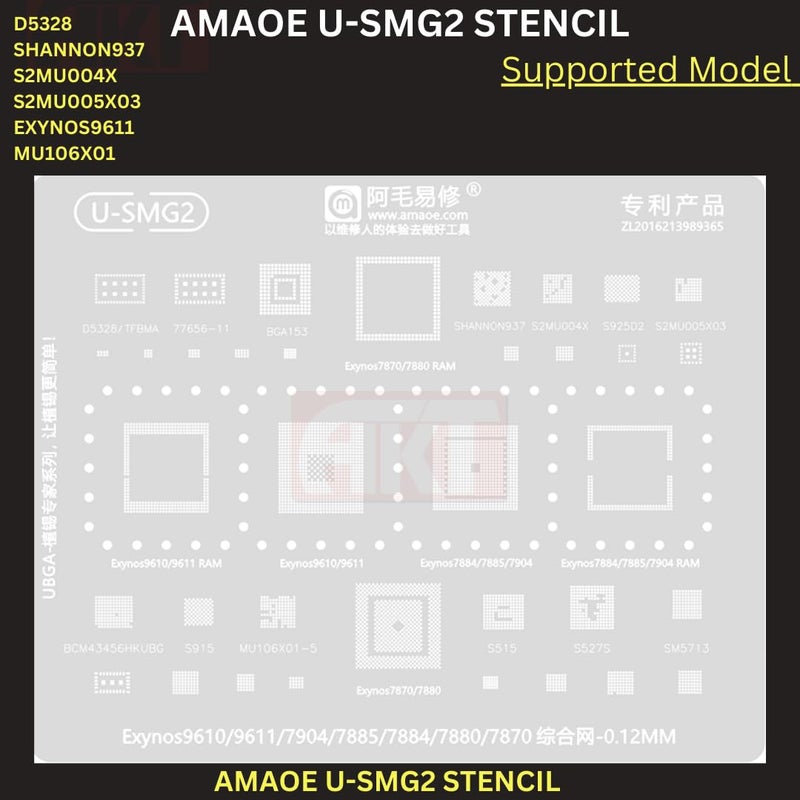 AKT AMAOE USMG2 Stencil - Image 2