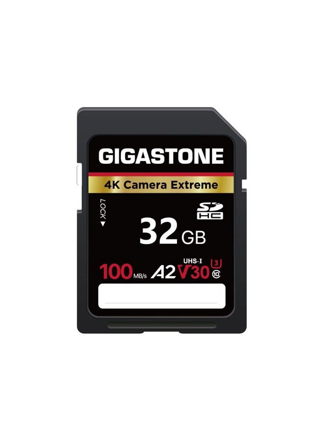 Gigastone [5-Yrs Free Data Recovery] GIGASTONE 32GB SD Card, 4K Camera Extreme, A2 V30 SDHC Memory Card 4K Full HD Video Compatible with Canon Nikon Sony Digital Camera, SPYPOINT TACTACAM WOSPORTS Trail Camera - Image 1