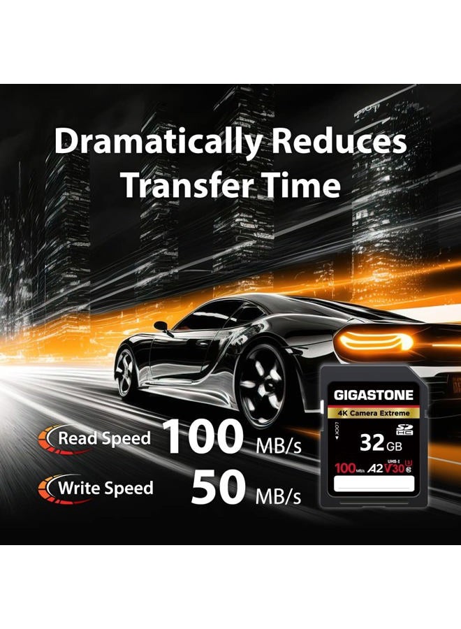 Gigastone [5-Yrs Free Data Recovery] GIGASTONE 32GB SD Card, 4K Camera Extreme, A2 V30 SDHC Memory Card 4K Full HD Video Compatible with Canon Nikon Sony Digital Camera, SPYPOINT TACTACAM WOSPORTS Trail Camera - Image 3