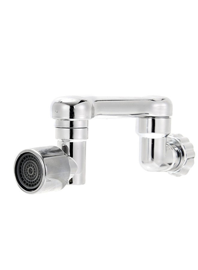 لوازم راس خلاط متحرك - امتداد صنبور بزاويتين دوار 360° مع فوهة قابلة للدوران، تدفق ماء ناعم، وتركيب سهل بالبراغي - مناسب لأحواض المطابخ، الحمامات، ومناطق الخدمة - Image 1