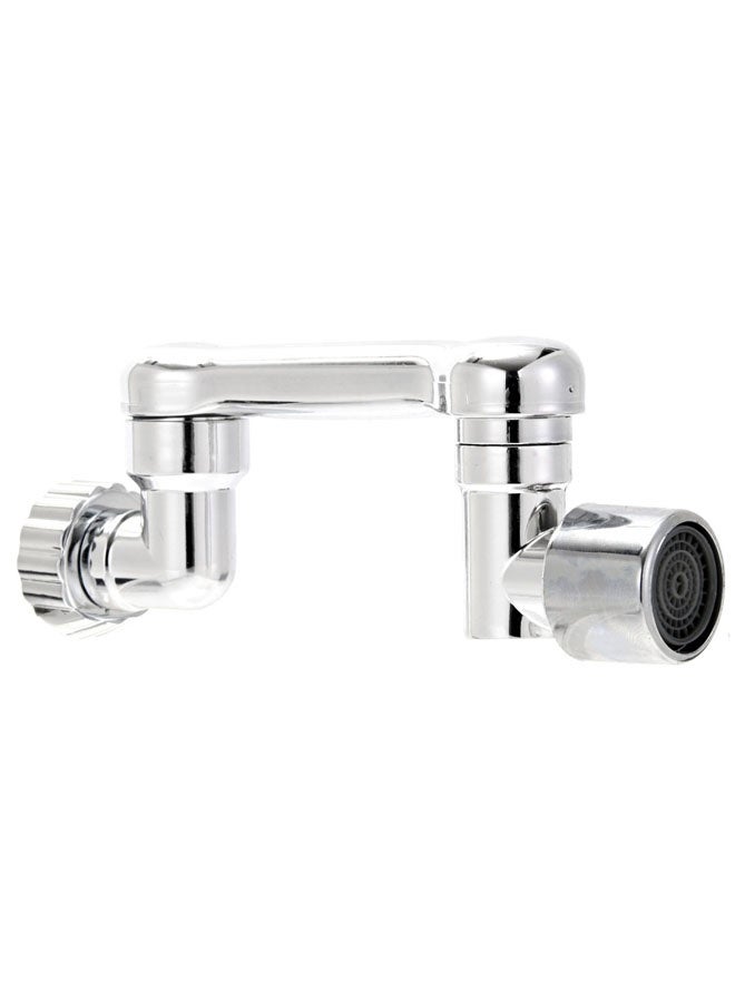 لوازم راس خلاط متحرك - امتداد صنبور بزاويتين دوار 360° مع فوهة قابلة للدوران، تدفق ماء ناعم، وتركيب سهل بالبراغي - مناسب لأحواض المطابخ، الحمامات، ومناطق الخدمة - Image 4