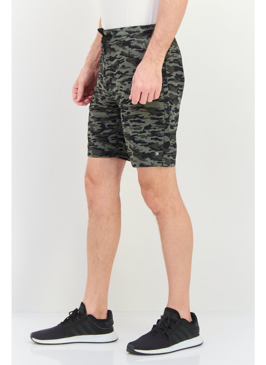 Kenneth Cole Men Camouflage Cargo Shorts, Multicolor  - Image 2