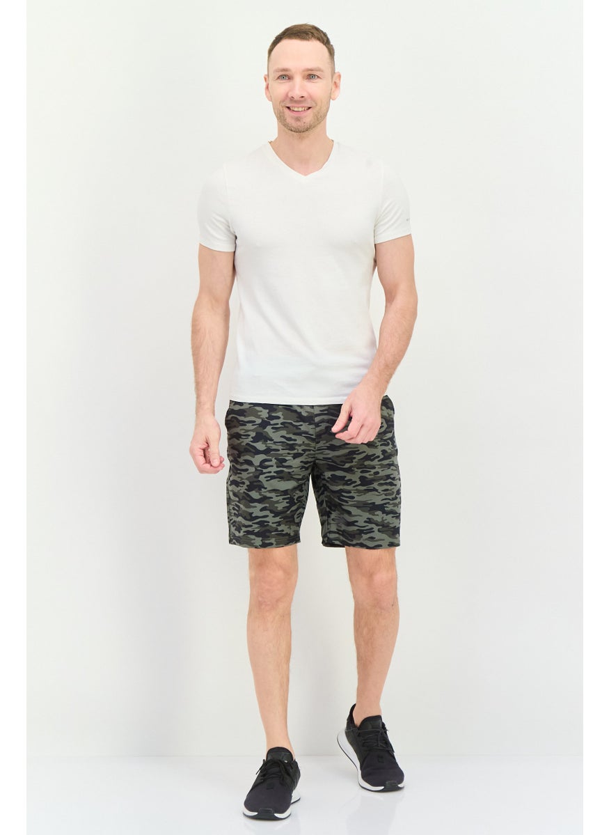 Kenneth Cole Men Camouflage Cargo Shorts, Multicolor  - Image 4