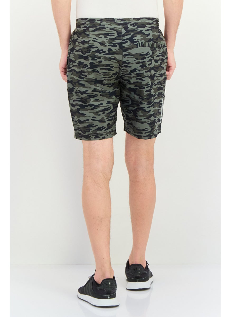 Kenneth Cole Men Camouflage Cargo Shorts, Multicolor  - Image 3