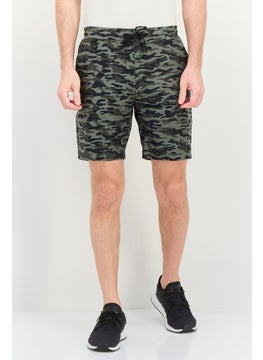 Men Camouflage Cargo Shorts, Multicolor