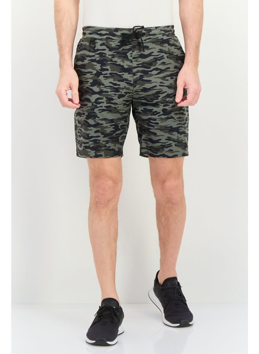 Kenneth Cole Men Camouflage Cargo Shorts, Multicolor  - Image 1