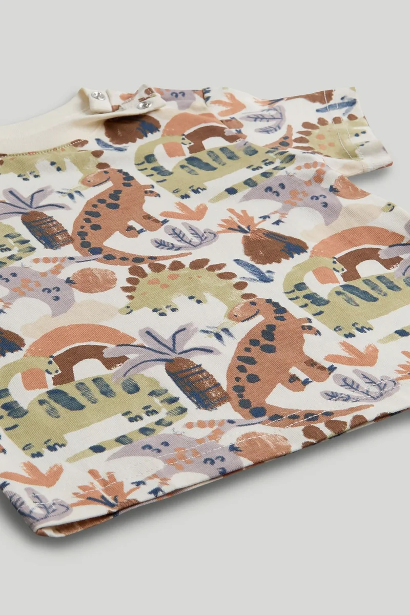 mothercare Dinosaur Dungarees and T-Shirt Outfit