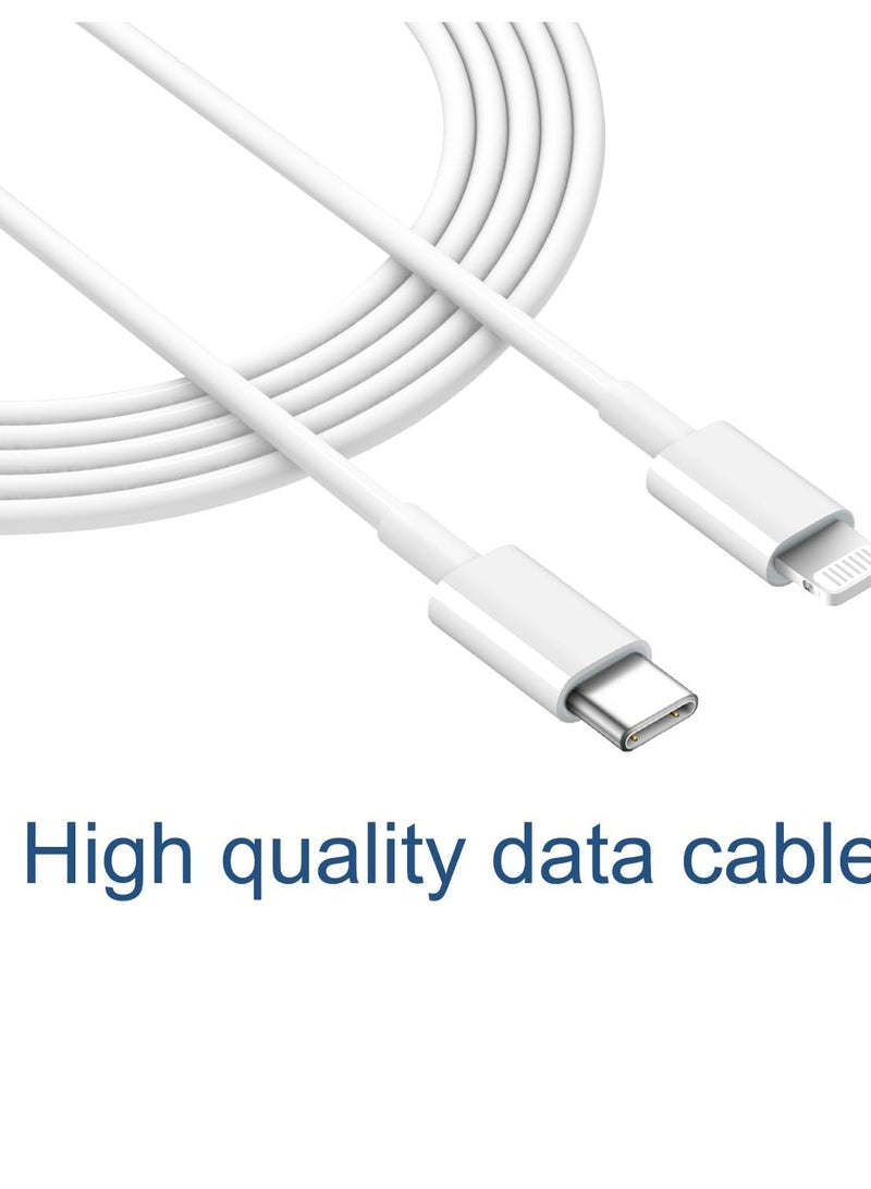 iPhone Fast Charger Lightning Cable 2-Pack USB-C to Lightning Cable (6.6Ft) Fast Charging Compatible with iPhone14/14 Plus/14 Pro/14 Pro Max/13/13pro/12/12 Pro/12 Pro Max/11/iPad - Image 3