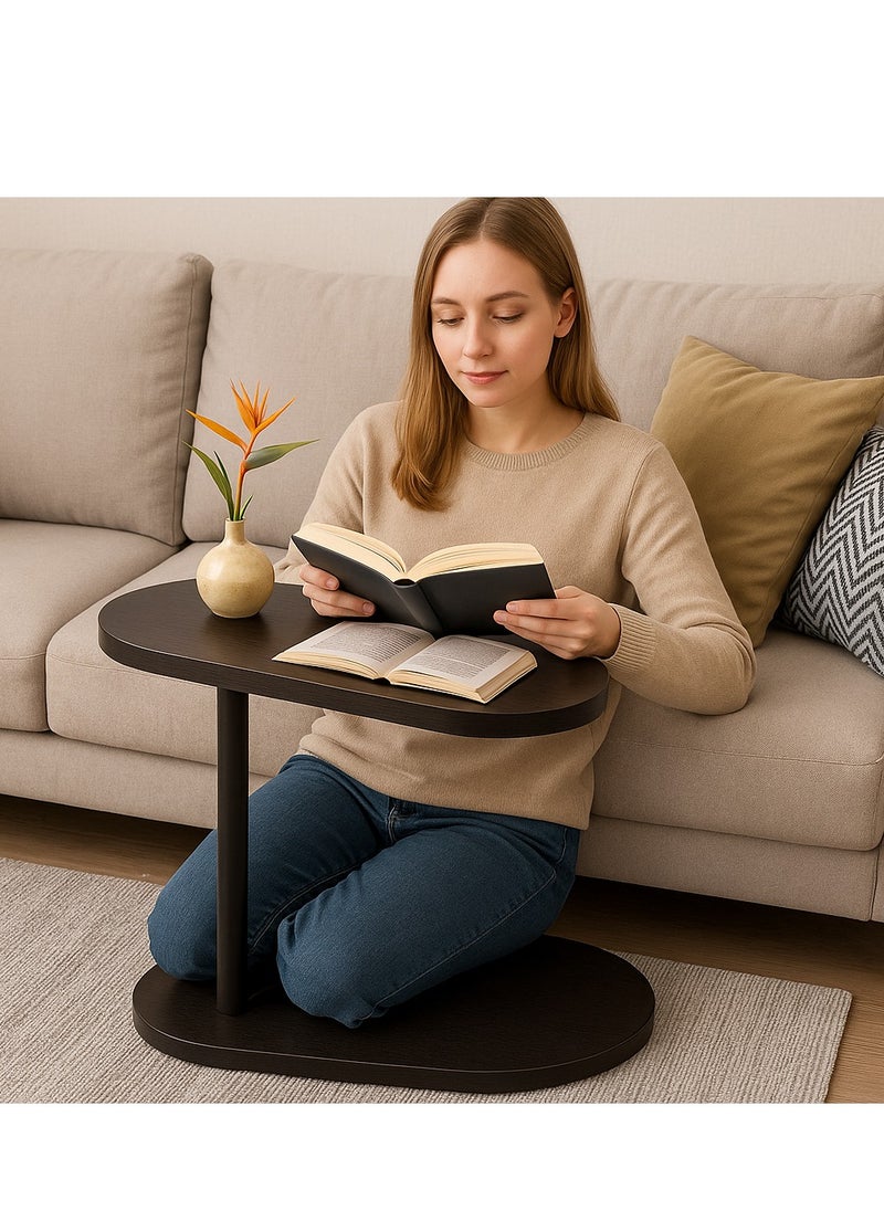 Bluejw Home Side Tables for Small Spaces，Sofa Side Table Small Coffee Table Anti-Rust Waterproof, End Tables for Living Room Bedroom Balcony Office (Black)  - Image 3